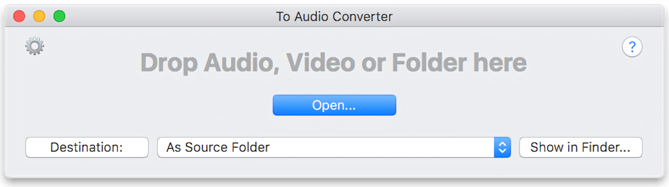 To Audio Converter for Mac by Amvidia